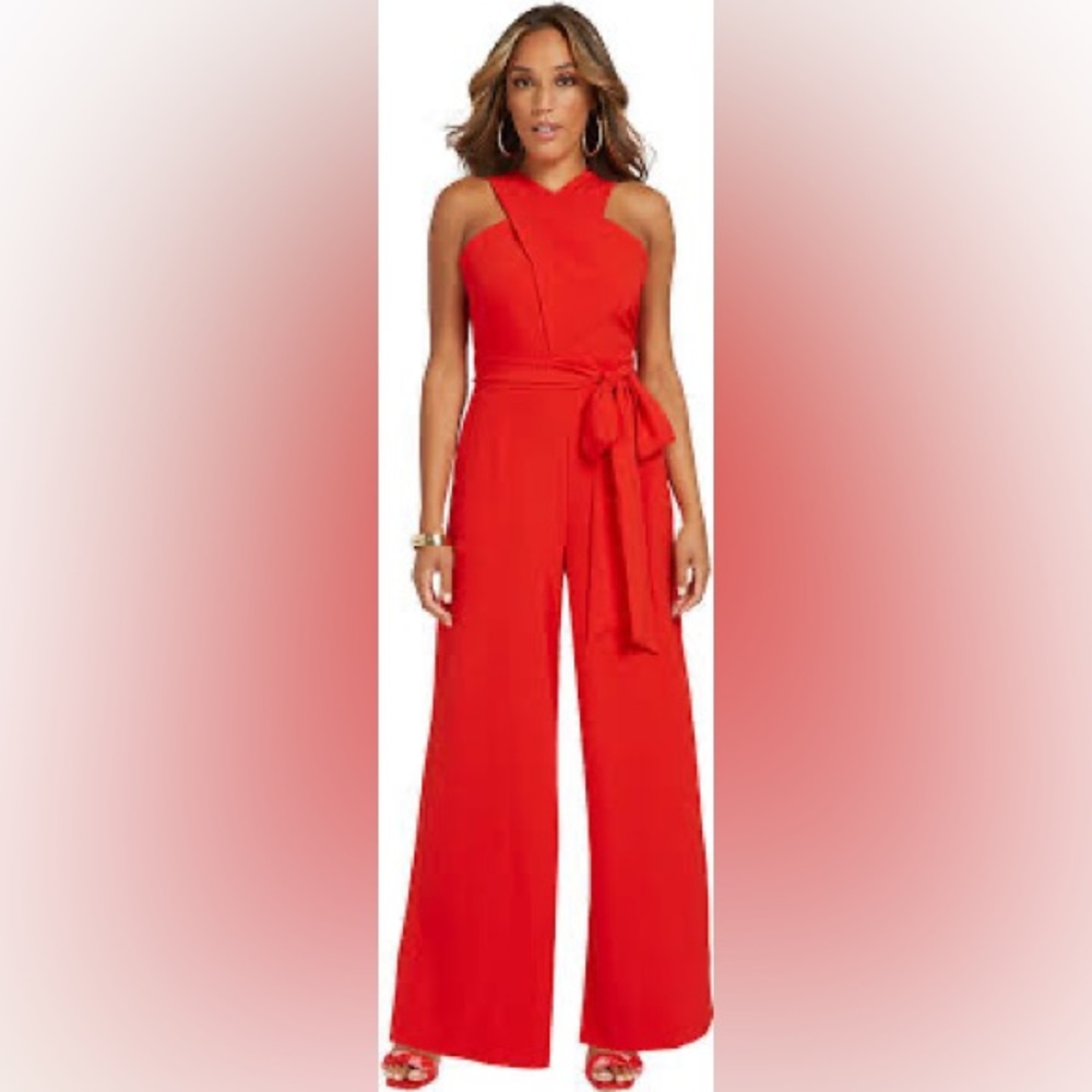 NY&C Halterneck Wide-Leg Jumpsuit
